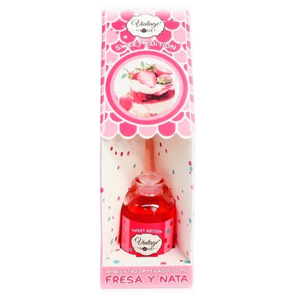 Carton de 6 : Mikado 30ml - Fraise Chantilly