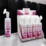Présentoir de 12 : Mousses Nettoyantes Visage Avec Brosse à La Rose - Leticia Well