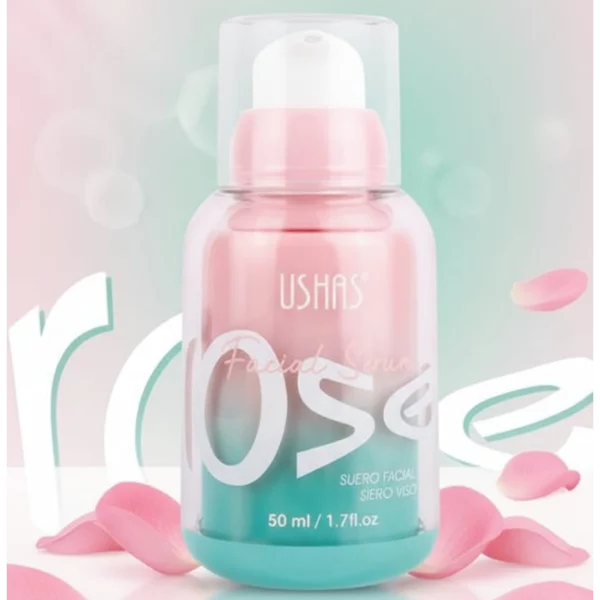🌹💖Lot de 12 : Sérum Visage à la Rose - USHAS 🌸