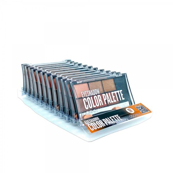 Pack de 12 : Palette fard a paupières Marron - D'Donna