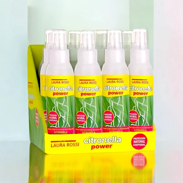 Présentoir de 12 : Brume corporelle répulsif Anti-moustiques - Protection naturelle