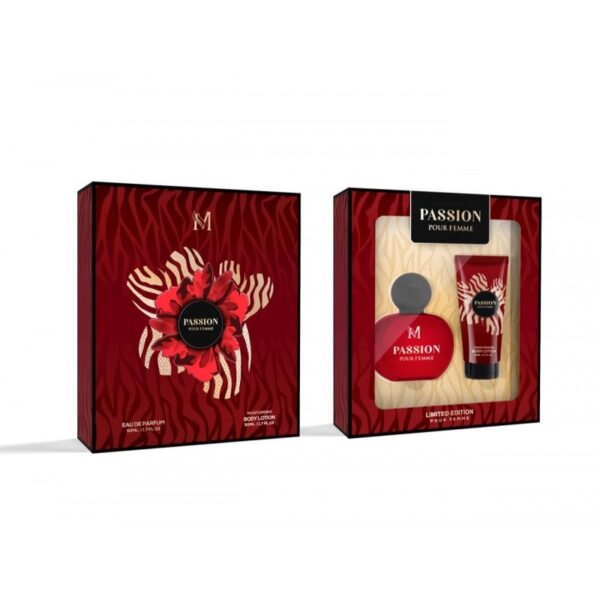 Coffret 2 pièces "PASSION" - Eau de toilette + Lotion corporelle