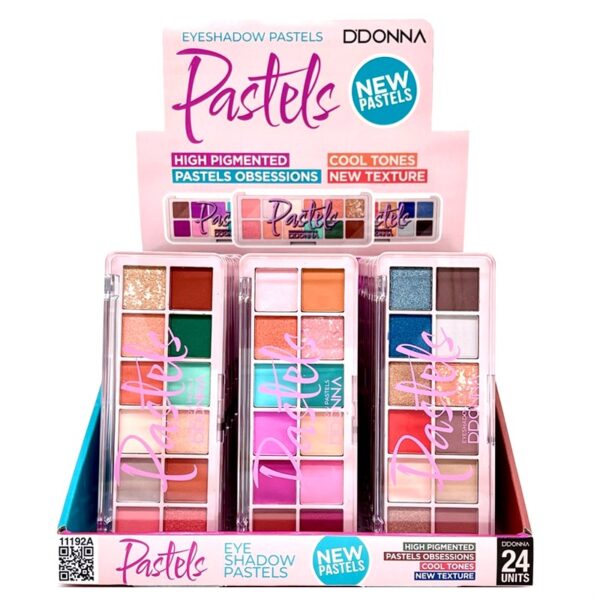 Pack de 24 : Palette de Fards à Paupières Pastels