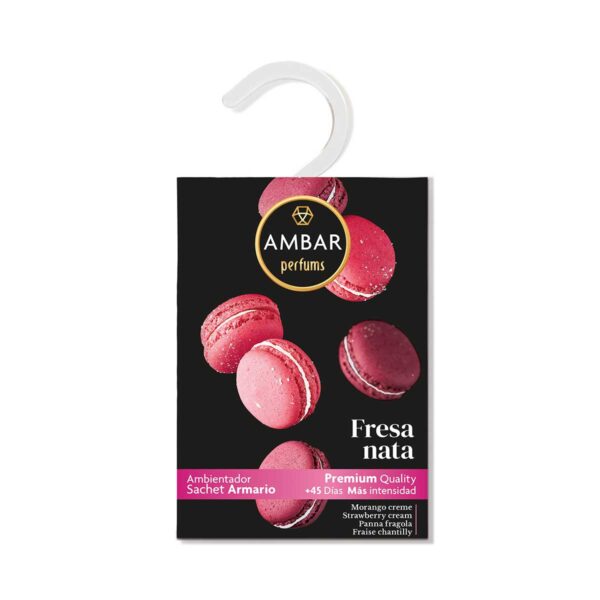 Carton de 20: Parfum d'armoire haute qualité - Fraise chantilly