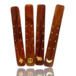 Pack de 12 Porte-encens en bois