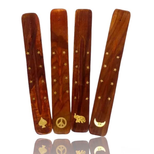 Pack de 12 Porte-encens en bois