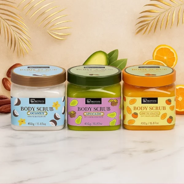 Lot de 12 : Gommages Corps IDC Institute Sugar Body Scrub Assortis
