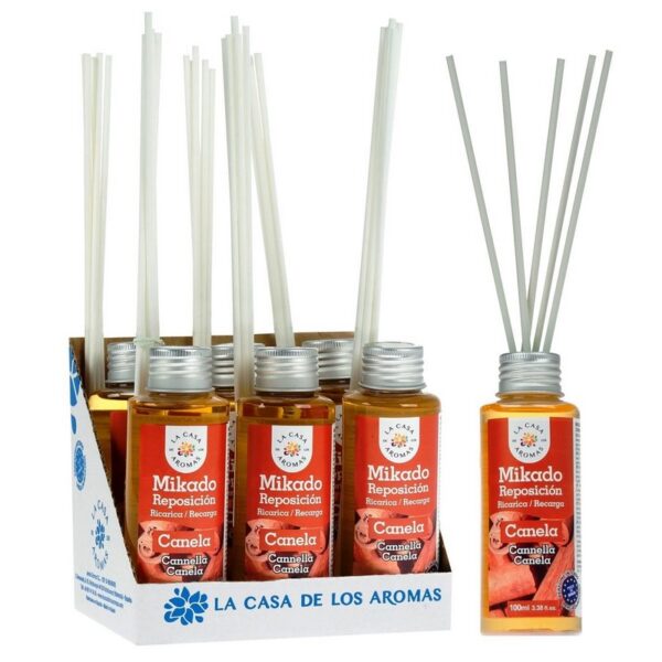 Lot de 6 Recharges de mikados premium 100ml  - Canelle