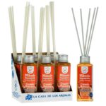 Lot de 6 Recharges de mikados premium 100ml  - Canelle orange