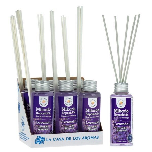 Lot de 6 Recharges de mikados premium 100ml  - Lavande