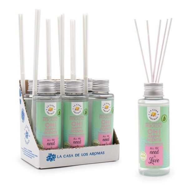 Lot de 6 Recharges de mikados premium 100ml  - Brise marine