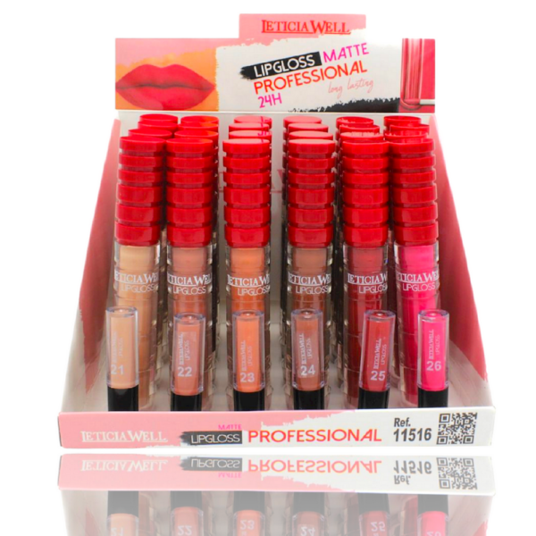 Présentoir de 24 : Gloss professionnel 24h