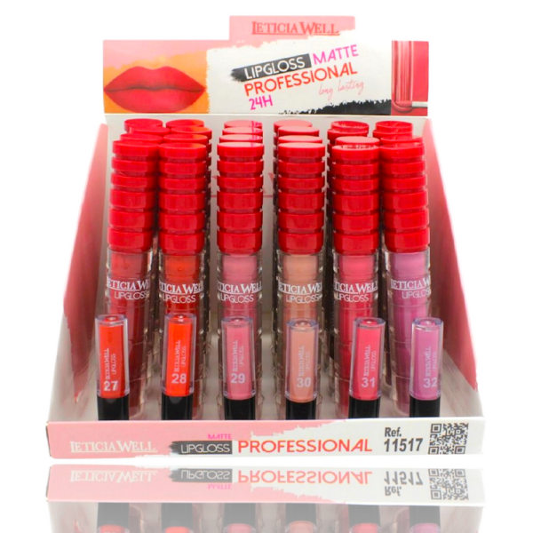 Présentoir de 24 : Gloss professionnel 24h