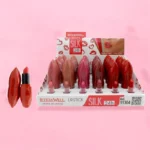 Présentoir de 24 : Rouge à Lèvres 24h SILK - Leticia Well