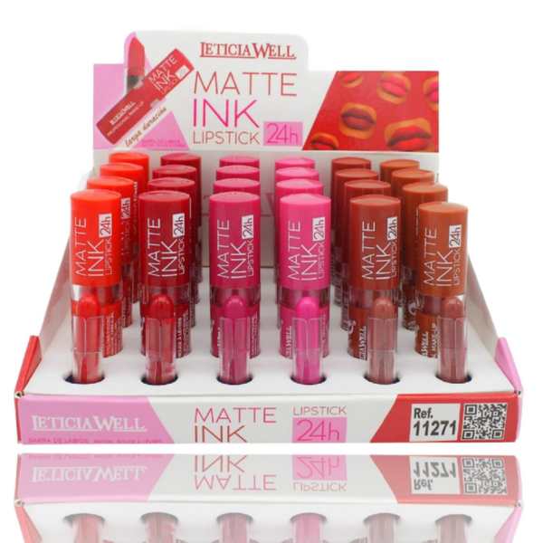 Présentoir de 24 : Rouge à lèvres 24h MATTE INK