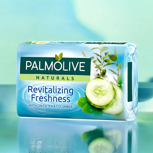 Lot de 12 : Savons Solides Thé Vert et Concombre 90g - Palmolive