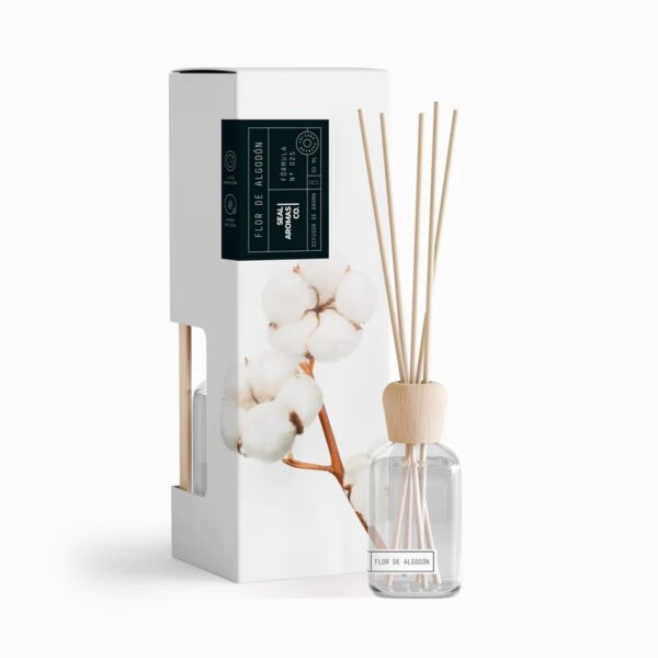 Lot de 4 Mikados Fleur de Coton - Seal Aromas Co