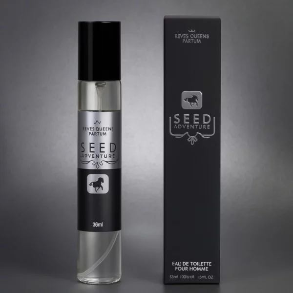 Présentoir de 20 : Eau de toilette générique Homme SEED ADVENTURE 33ml - Reyes Queens