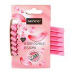 Lot de 6 : Paquet de 6 rasoirs jettables pour femme - Sence