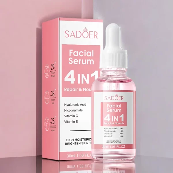 Lot de 3 : SÉRUMS VISAGE 4 EN 1 – 30ml - Sadoer