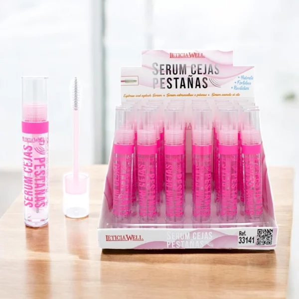 Présentoir de 24 Sérum pour Sourcils et Cils - Leticia Well