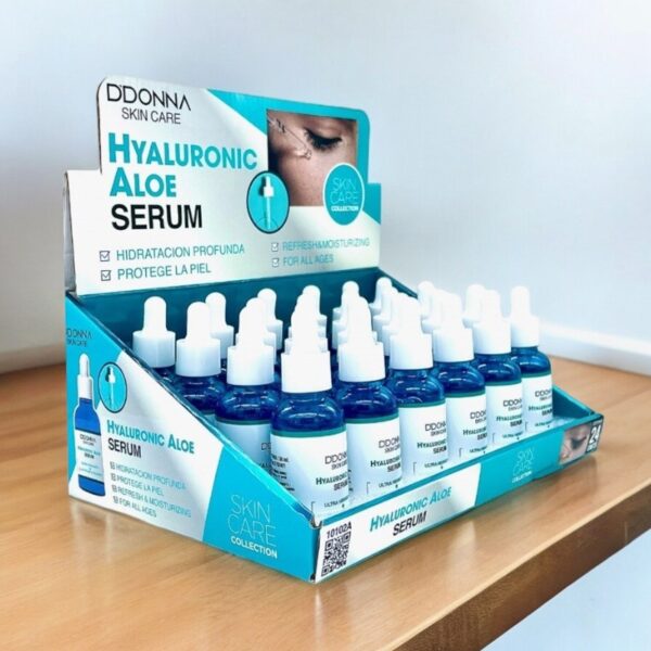 Présentoir de 24 : Sérum d'Acide Hyaluronique 30ml - D'Donna