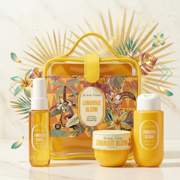 Coffret Rituel Corps "Luminous Bloom" – Set 3 Pièces