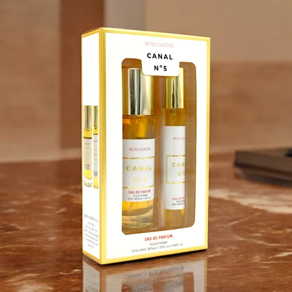 Lot de 48 : Soit 3,50€ Le Coffret de 2 Eaux de Toilette Générique femme Canal N°5 - 37ml + 20ml