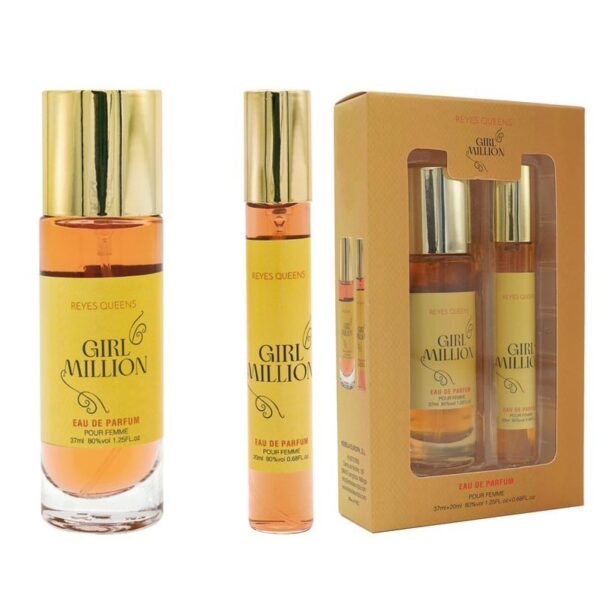 Coffret de 2 eaux de toilette générique femme Girl Million - 37ml + 20ml