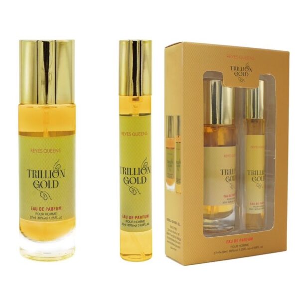 Coffret de 2 eaux de toilette générique homme Trillion gold - 37ml + 20ml