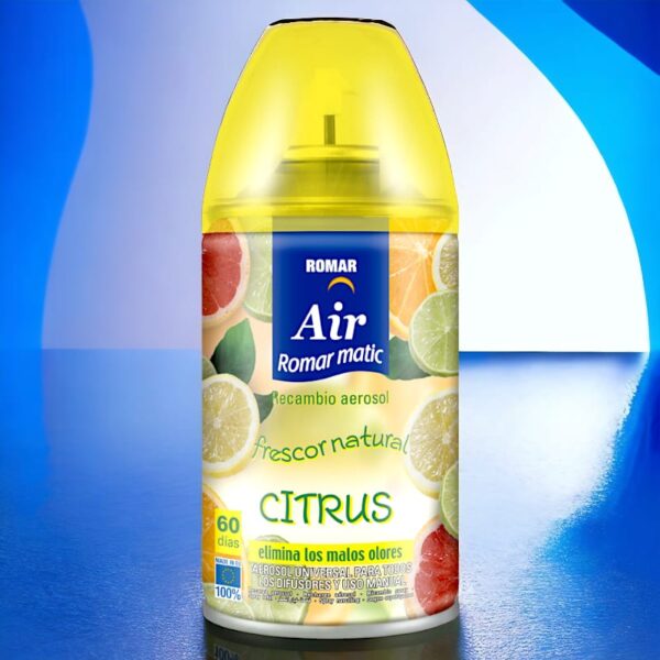 Pack de 6 : Désodorisant Agrumes 60 jours. Manuellement ou Compatible Diffuseur Air wick