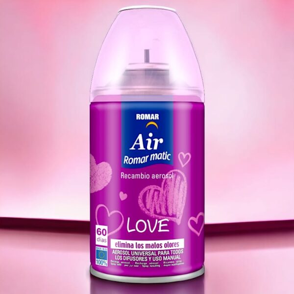 Pack de 6 : Désodorisant Love 60 jours. Manuellement ou Compatible Diffuseur Air wick