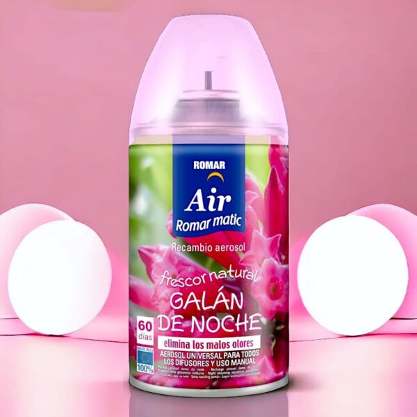 Pack de 6 : Désodorisant Jasmin des nuits 60 jours. Manuellement ou Compatible Diffuseur Air wick