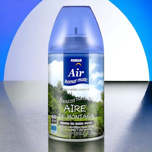 Pack de 6 : Désodorisant Air des montagnes 60 jours. Manuellement ou Compatible Diffuseur Air wick