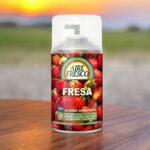 Pack de 12 : Désodorisant Fraise 60 jours. Manuellement ou Compatible Diffuseur Air wick