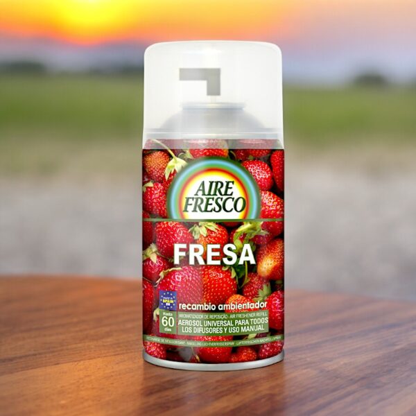 Pack de 6 : Désodorisant Fraise 60 jours. Manuellement ou Compatible Diffuseur Air wick