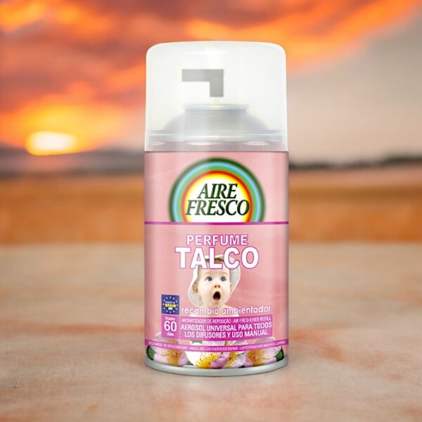 Pack de 6 : Désodorisant Talc 60 jours. Manuellement ou Compatible Diffuseur Air wick