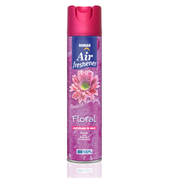 Lot de 8 : Spray désodorisant 300ml - Floral