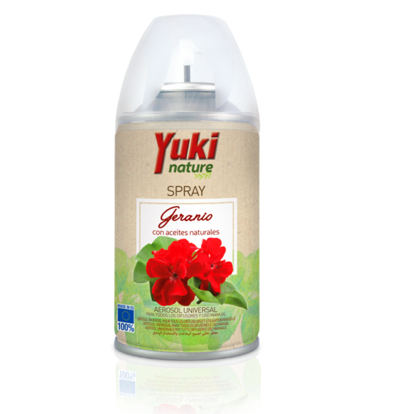 PACK DE 8 : Désodorisant géranium - Huile naturelle. Compatible Air wick