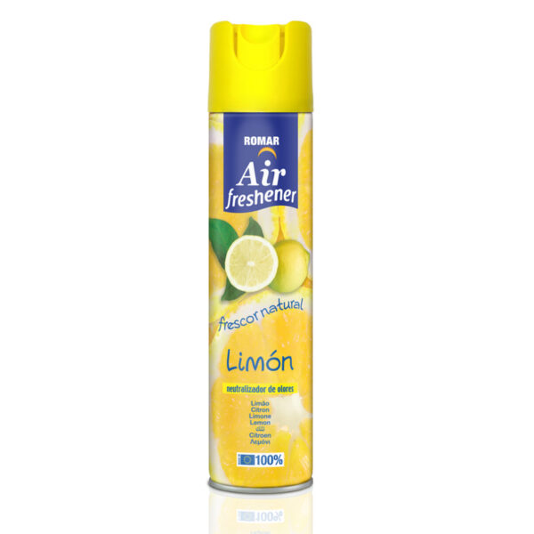 Lot de 8 : Spray désodorisant 300ml - Citron