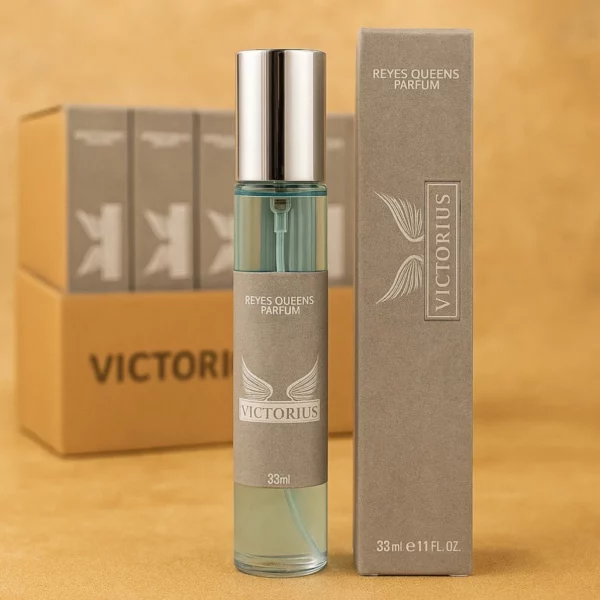 Présentoir de 20 : Eau de toilette générique Homme VICTORIUS 33ml - Reyes Queens