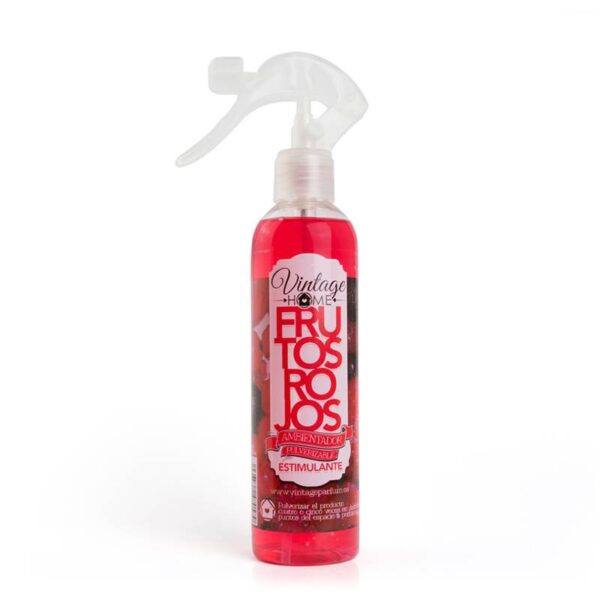 Carton de 12 : Spray désodorisant parfumé 245ml - Fruits Rouges