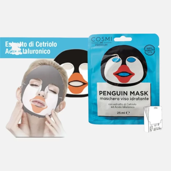 Cosmi | Masque visage – Pingouin | x12
