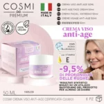 Cosmi | Crème Visage Anti-Âge Acide Ialuronique | 50 ml | x6