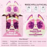 Kiss Beauty | Masque À L'Essence De Raisin | x12