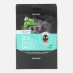 Sence | Masque en tissu pour le visage Shelf Display 24 ml au charbon | x12