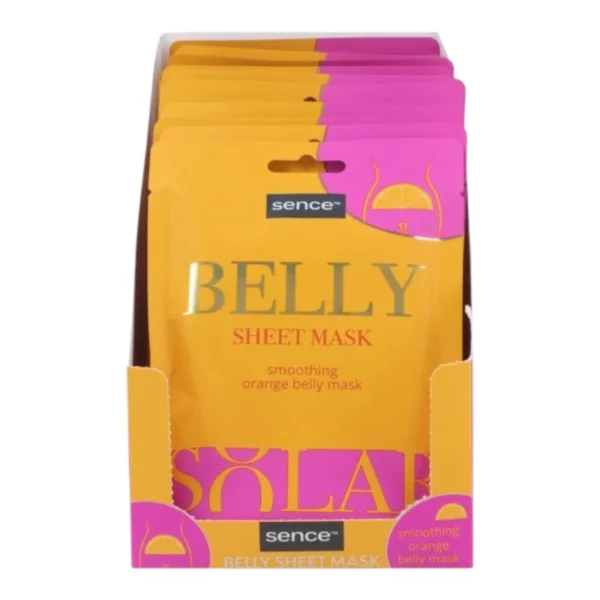 Sence | Masques corporels Ventre Énergie Solaire | 80 ml | Présentoir x10