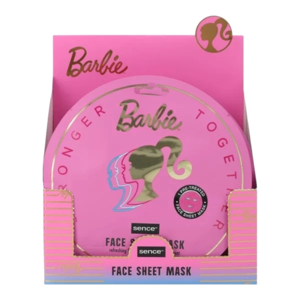 Sence | Masque visage imprimés Barbie | 20 ml | Présentoir x24