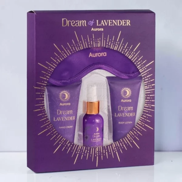 Coffret Cadeau 4 pièces Soins du Sommeil RÊVE DE LAVANDE