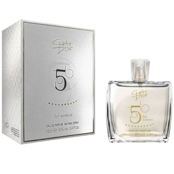 Chat d'Or | Eau de parfum femme "5 FOR WOMEN" | 100 ml